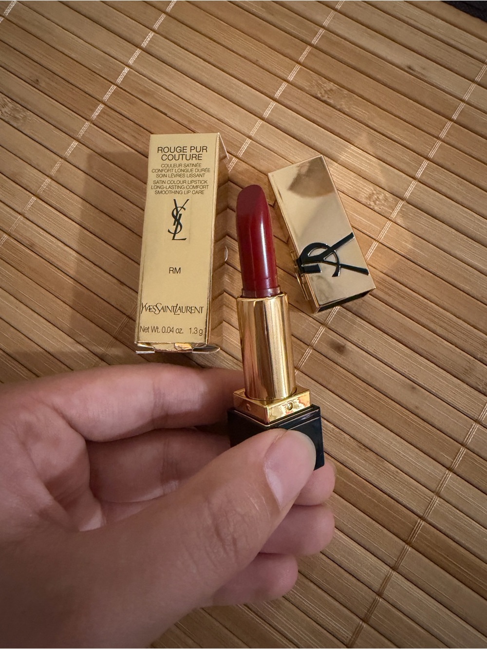 Yves Saint Laurent rouge put couture mini in shade Rouge Muse